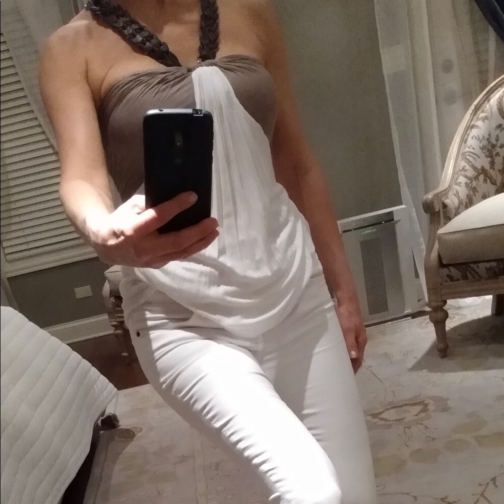 Yigal Azrouel braided embellished top